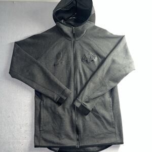 L.A Lakers Sweater Womens Medium Dark Gray Nike Dri-Fit Full Zip NBA Athletic